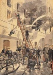 Felix Faure with the Firemen, from 